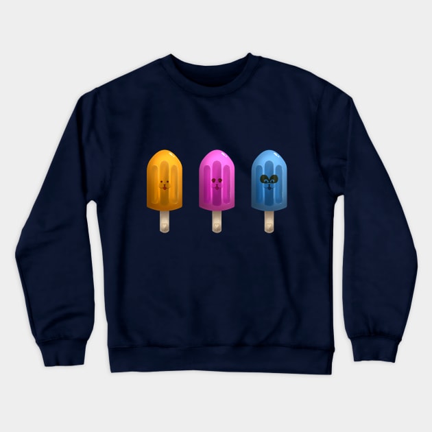 Ice Popsicle Crewneck Sweatshirt by LinYue